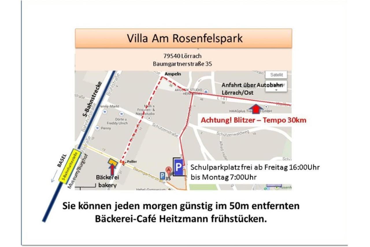 לוראך Villa Am Rosenfelspark מראה חיצוני תמונה